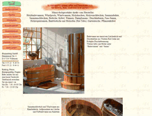 Tablet Screenshot of holzbadewanne.com
